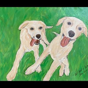 RIKKISRATPACK pet portrait lab mix